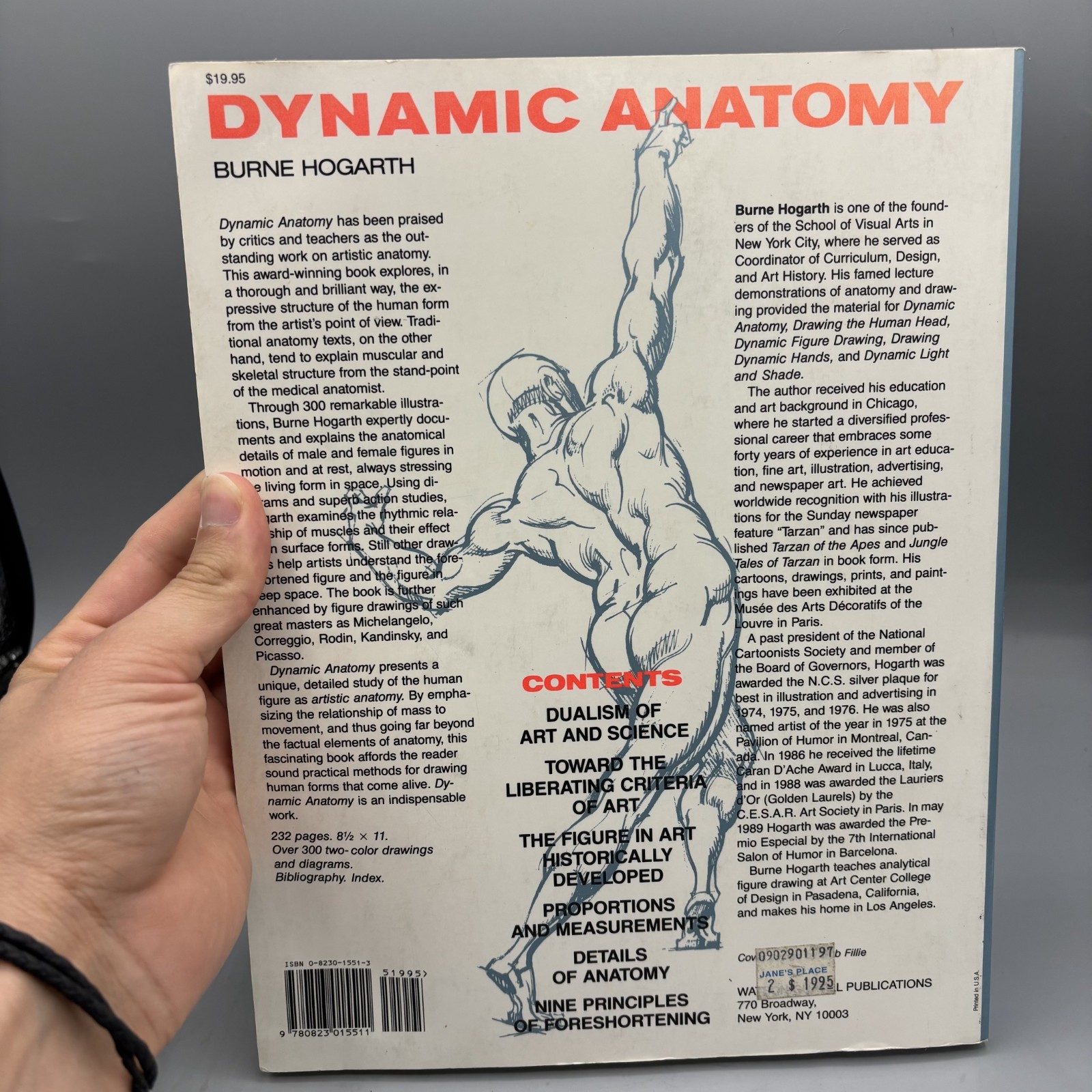 Dynamic Anatomy – Paperback By Hogarth, Burne Good Condition First Printing