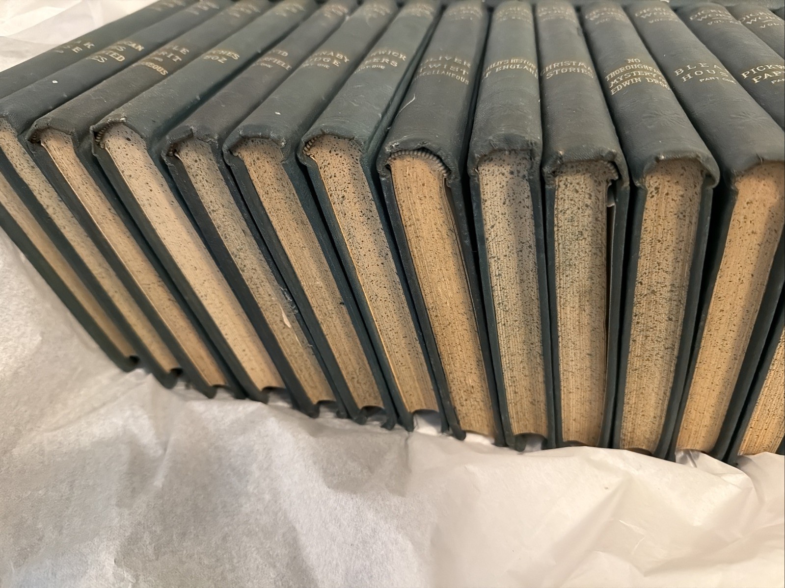Antique 1890’s The Works Of Charles Dickens Peter Fenelon Collier Lot Of 28/30