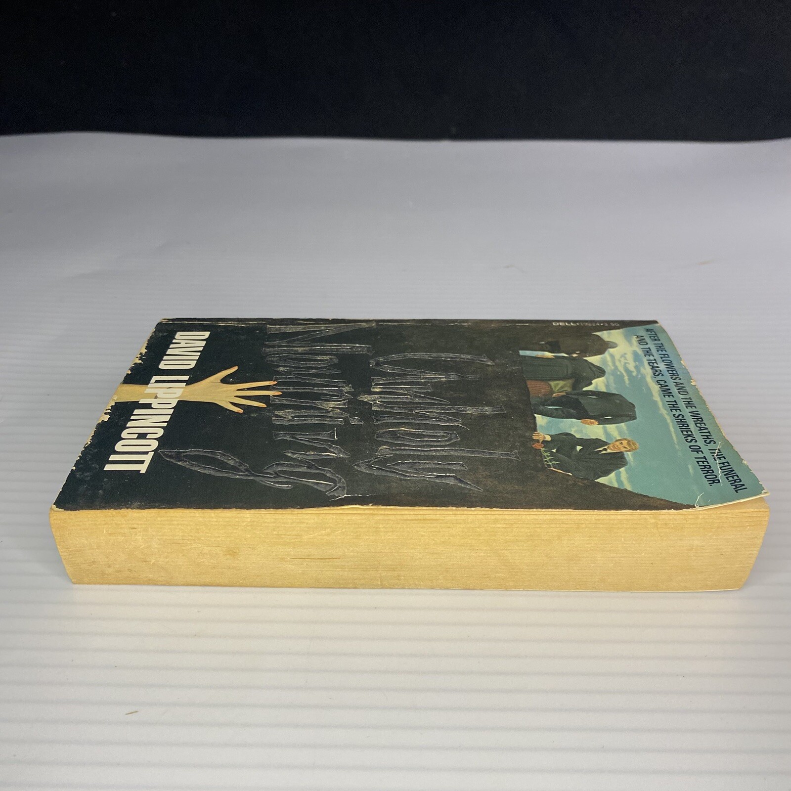 Unholy Mourning Horror Paperback Book by David Lippincott from Dell Books 1982