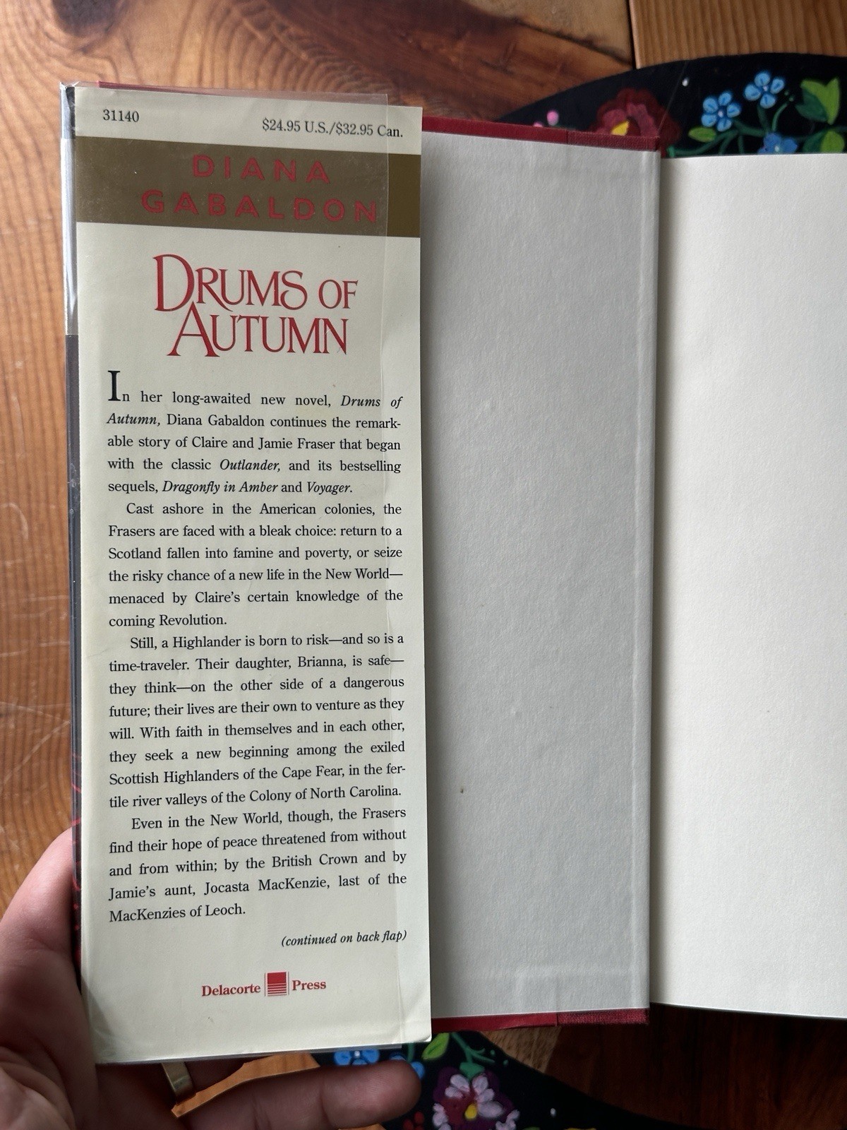 Drums of Autumn Diana Gabaldon Outlander First Edition First Printing HC DJ