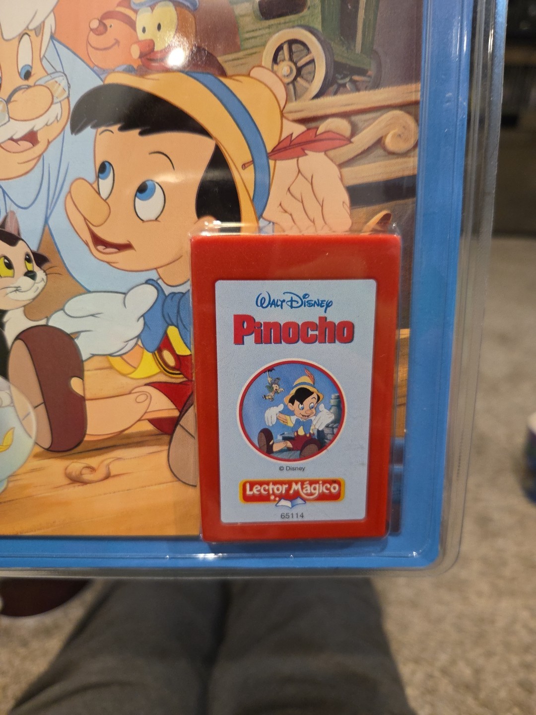 Lector Magico Pinocho Walt Disney Libro Spanish NIP Story Reader