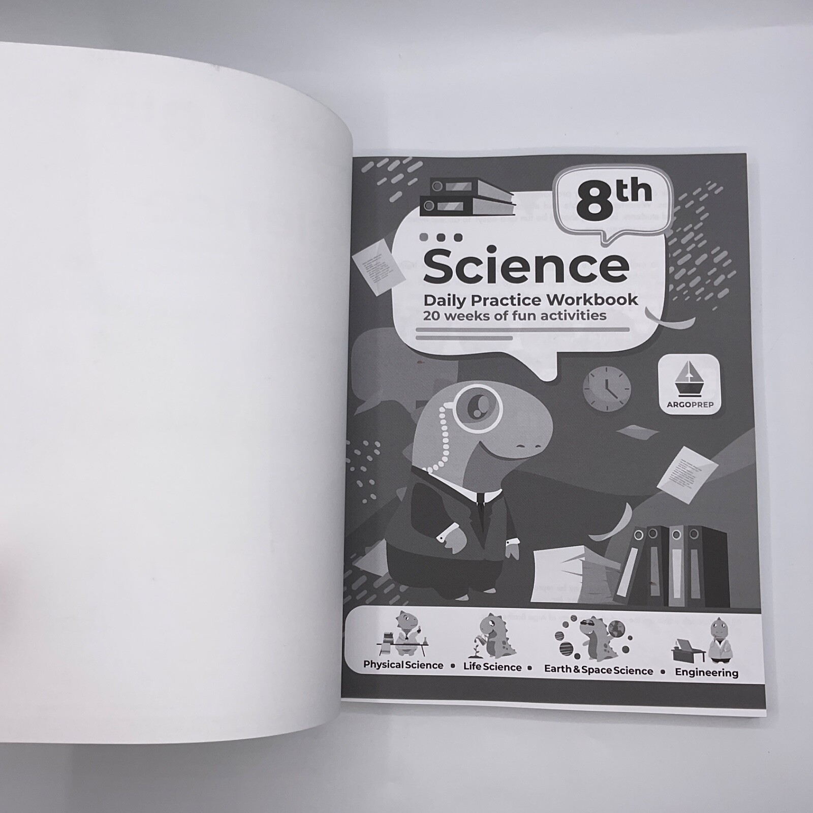 8th Grade Science: Daily Practice Workbook 20 Weeks of Fun Activities ArgoPrep