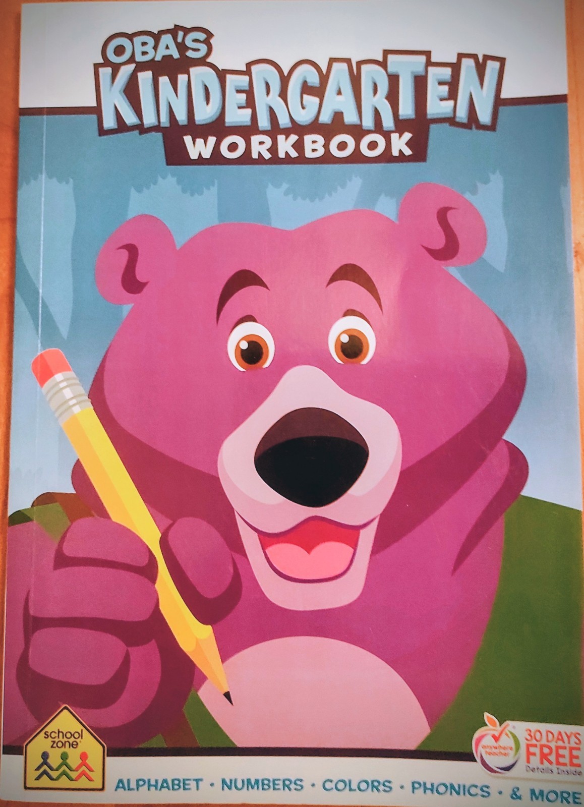 Oba’s Kindergarten Workbook | Great Condition, Writing on First 5 Pages