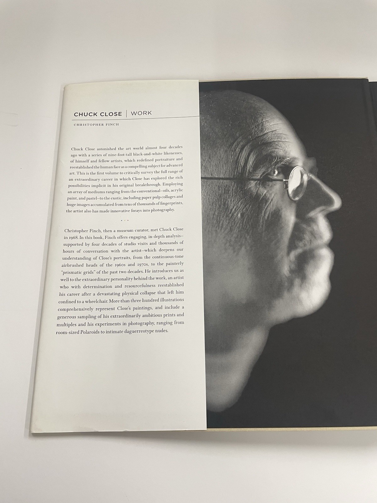 Chuck Close: Work by Christopher Finch Hardcover Prestel Used Very Good Cond