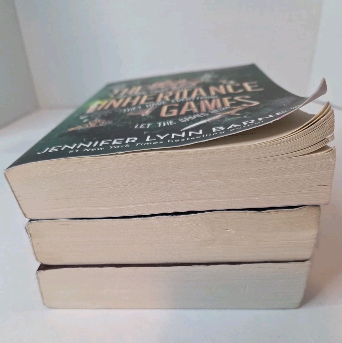 The Inheritance Games Series Paperback Book Lot of 3 Set Jennifer Lynn Barnes