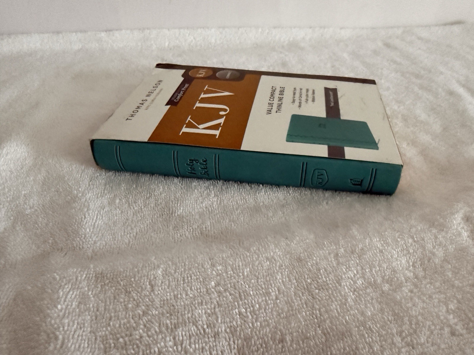 KJV Value Thinline Bible Compact Imitation Leather Red Letter Edition New