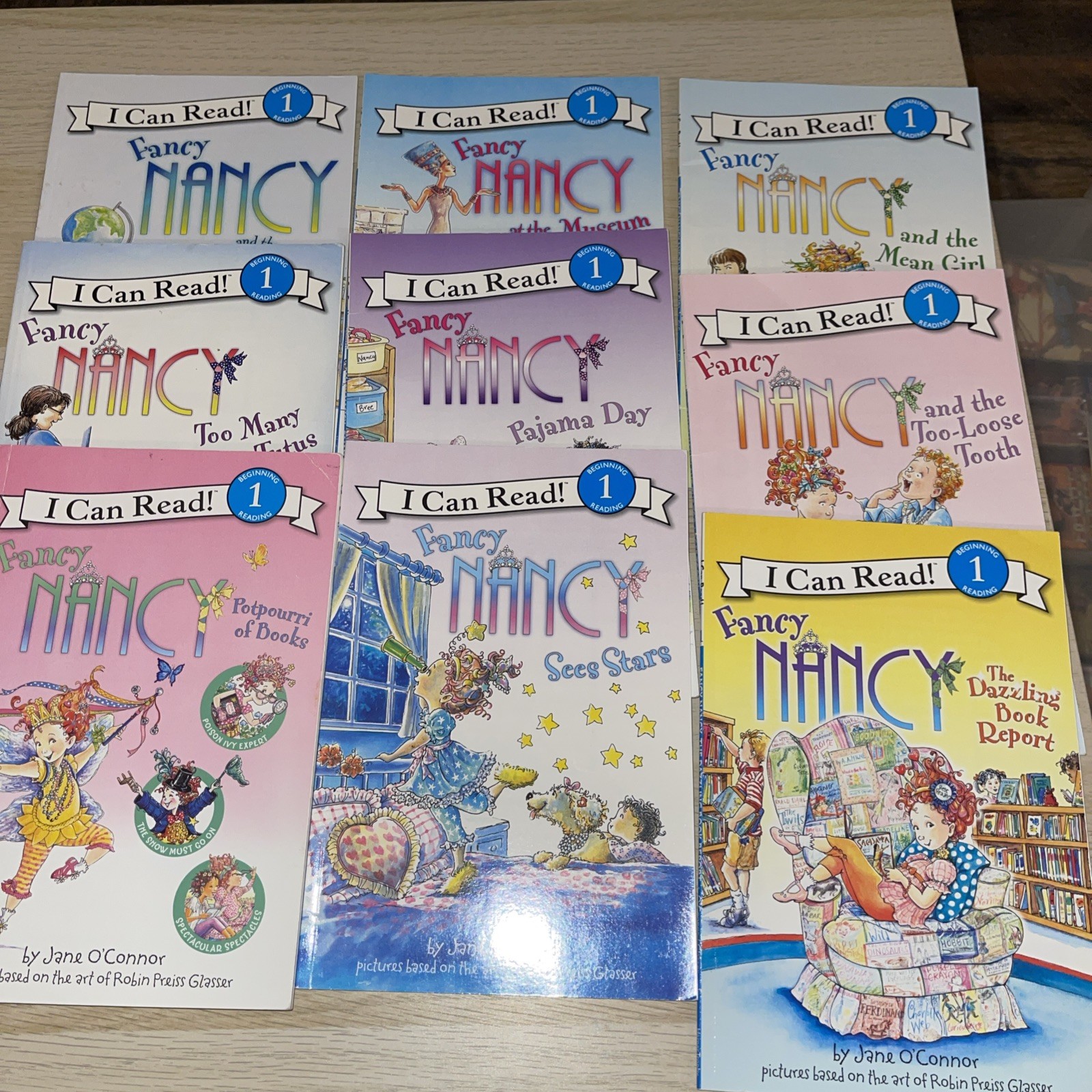 Fancy Nancy I Can Read Phonics Kids Books Lot 9