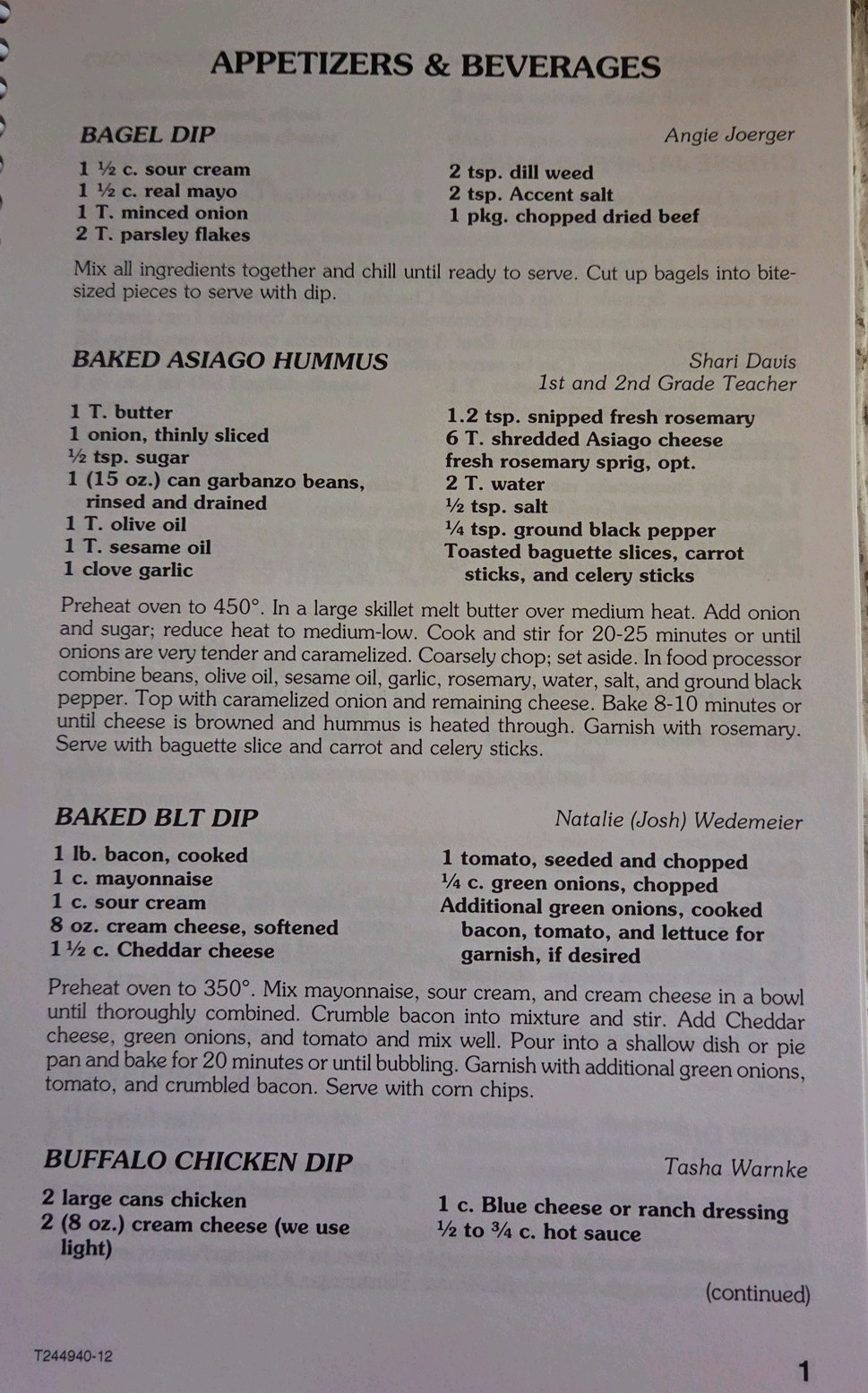 Vintage Community Lutheran Cookbook Recipes 2012 Morris Press Spiral Bound