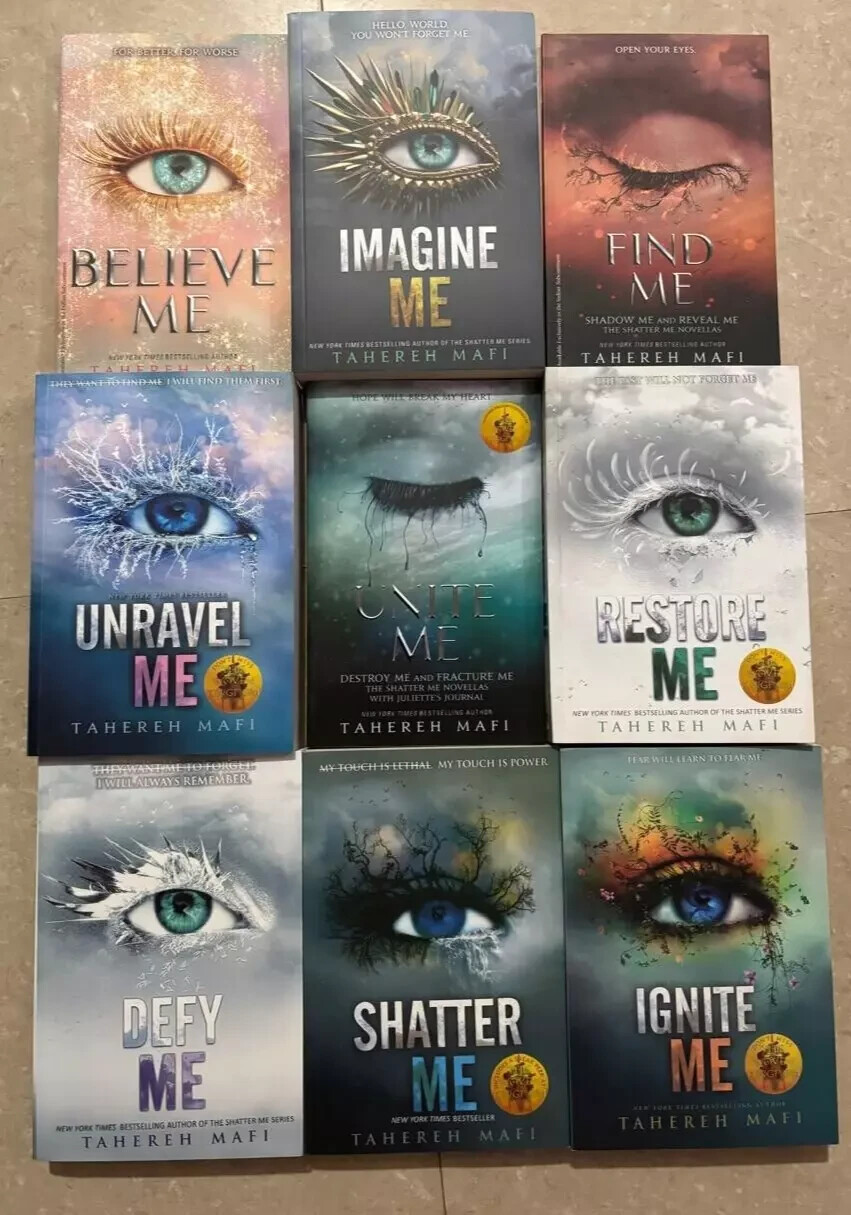 Shatter Me Series By Tahereh Mafi 10 Books Collection Set free shipping…… 📝