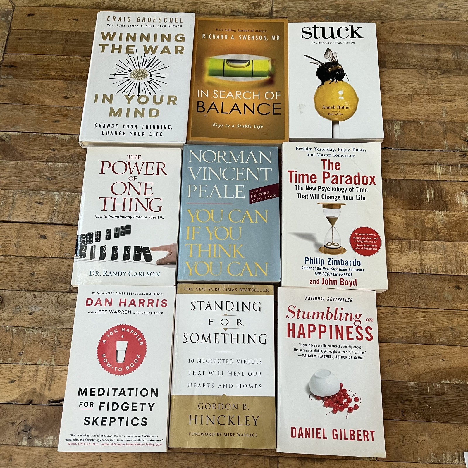 Self-help Personal Growth Christian Life 9 Book Lot Different Authors