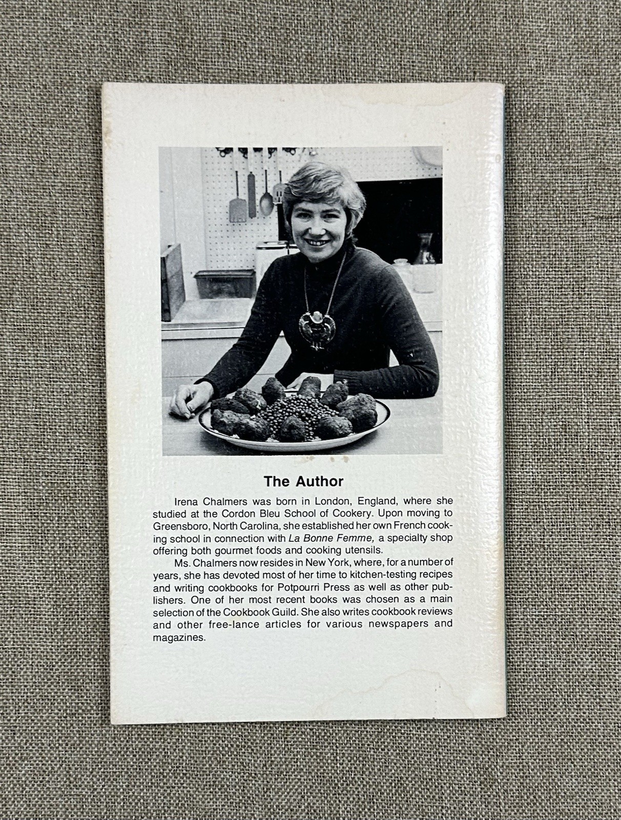 Vintage Drinks Booklet Irena Chalmers Potpourri Press 1977