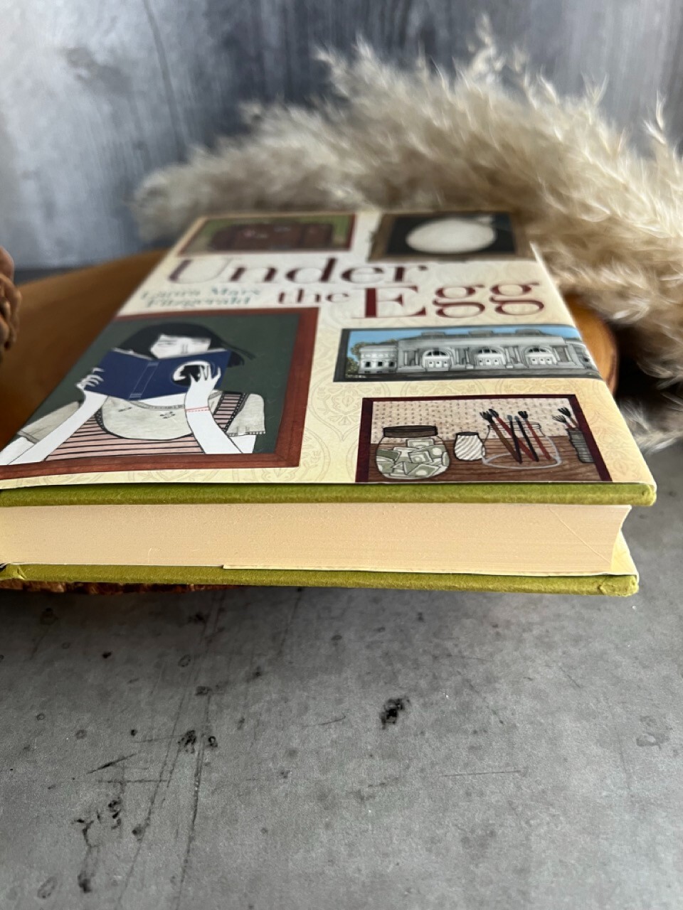 SIGNED BY AUTHOR! UNDER THE EGG BY LAURA MARX FITZGERALD HARDCOVER