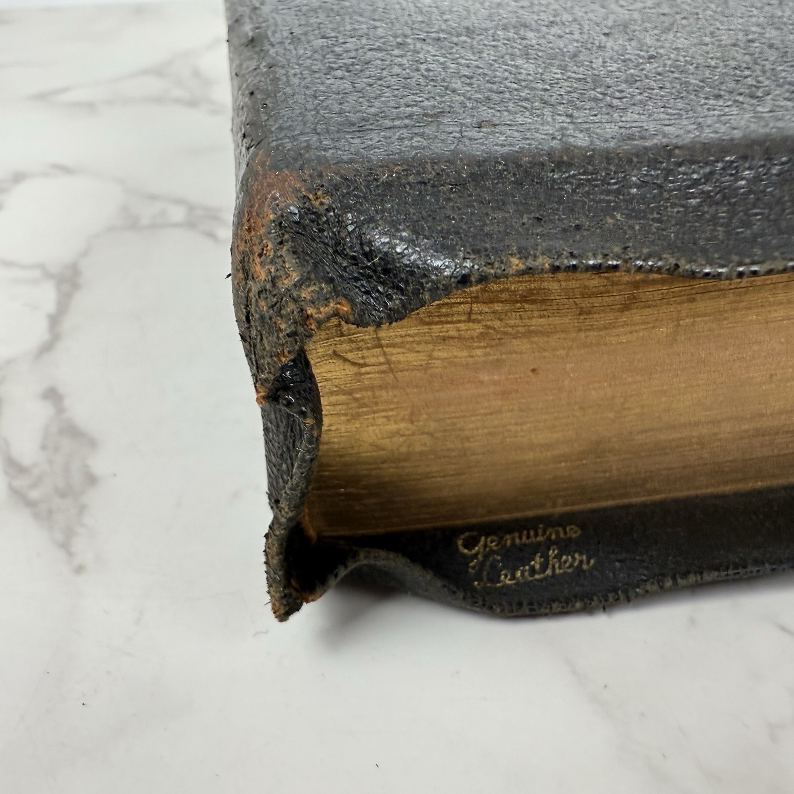 HOLY BIBLE King James Version Self Pronouncing Index 1940s National Bible Press