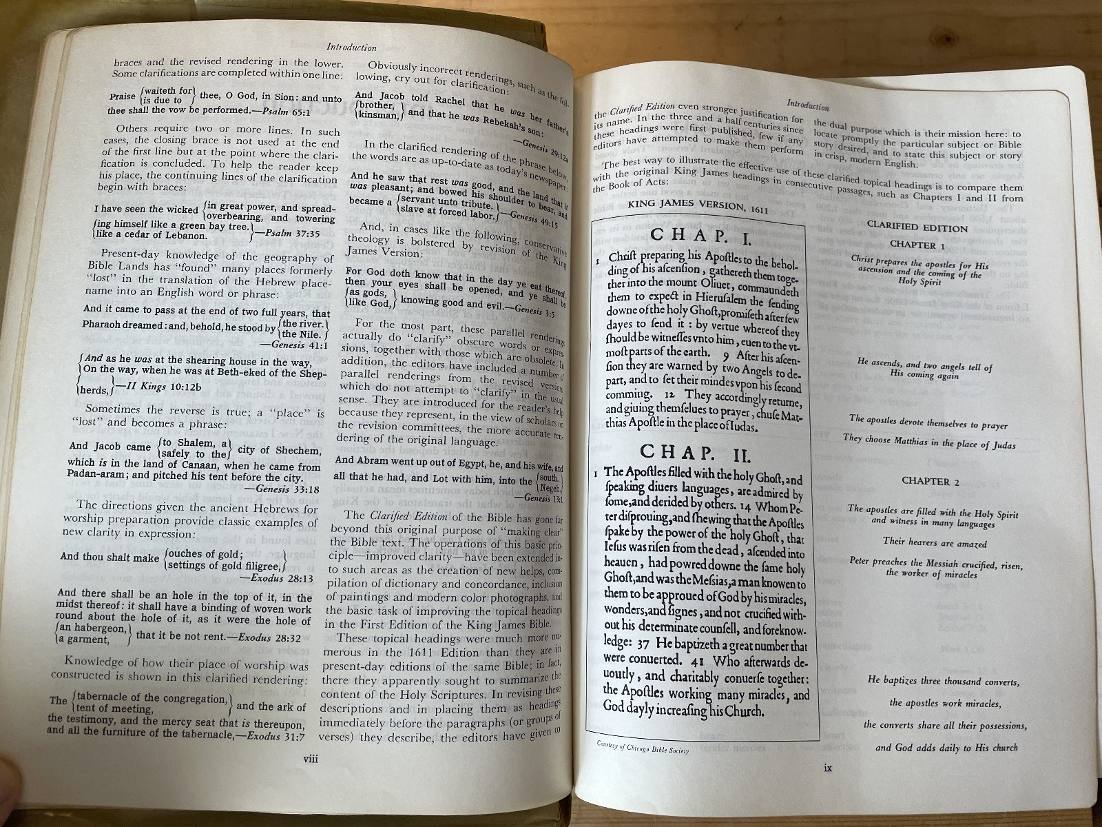 The Holy Bible Good Leader Clarified Edition KJV Illustrated 1957 Vintage