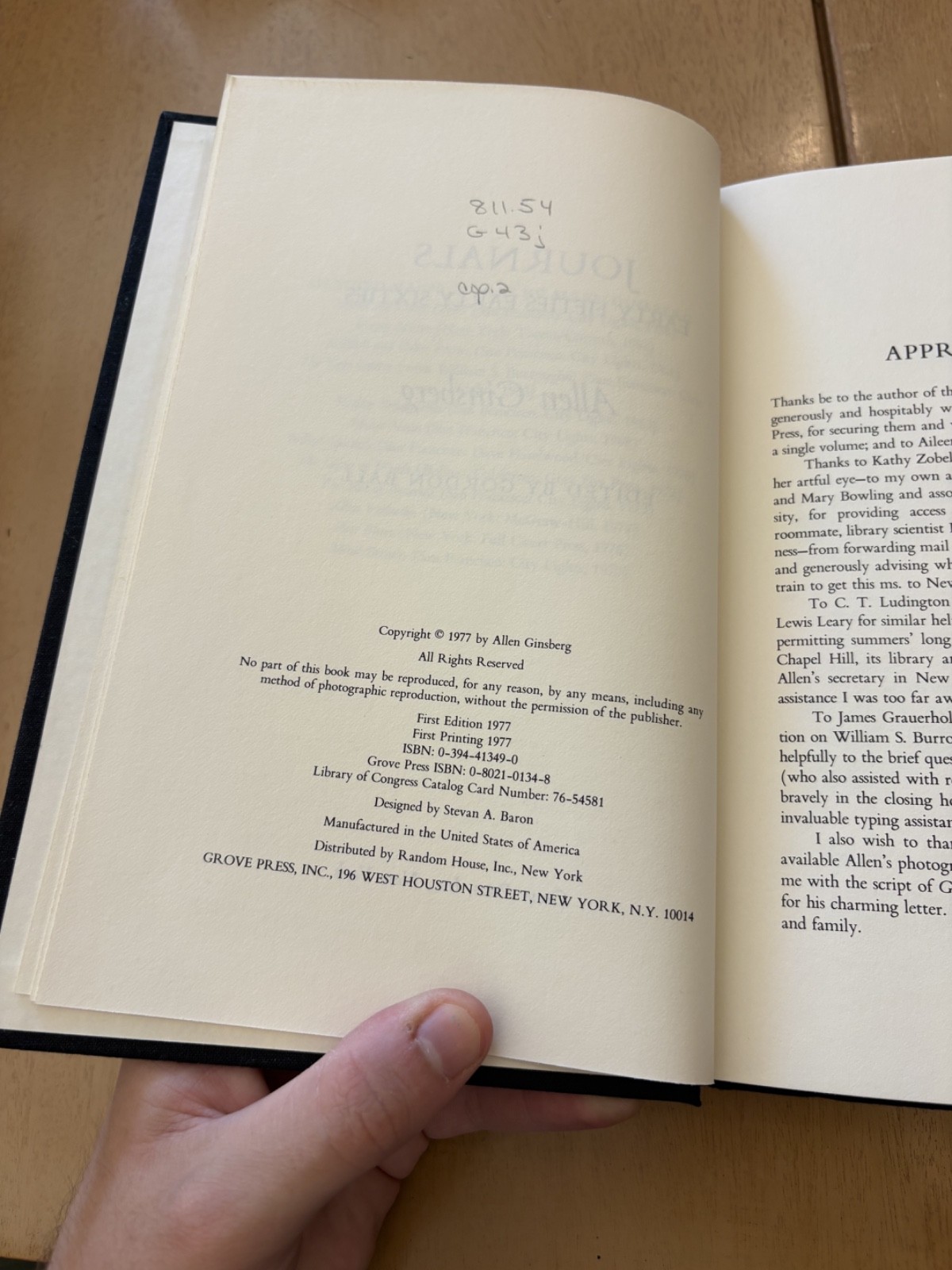 Allen Ginsberg – Journals Early Fifties Early Sixties 1977