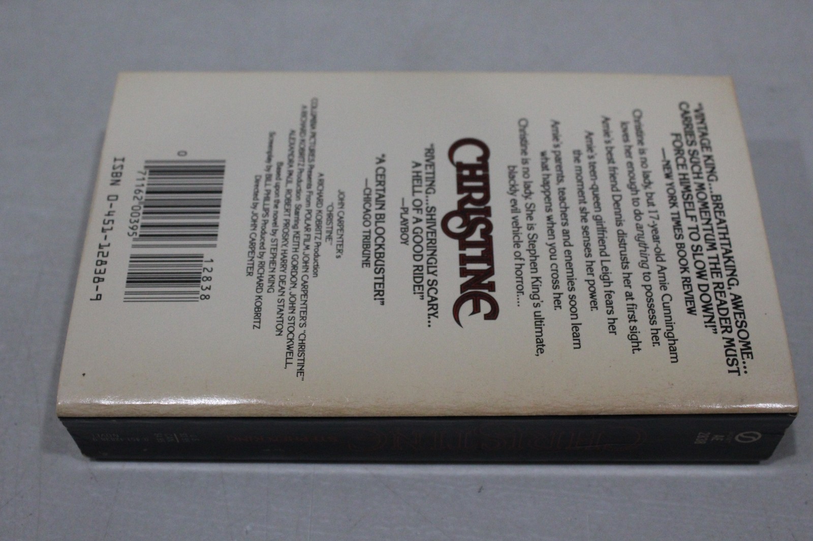 Christine by Stephen King Vintage Paperback Book First Signet 1983 Edition Clean