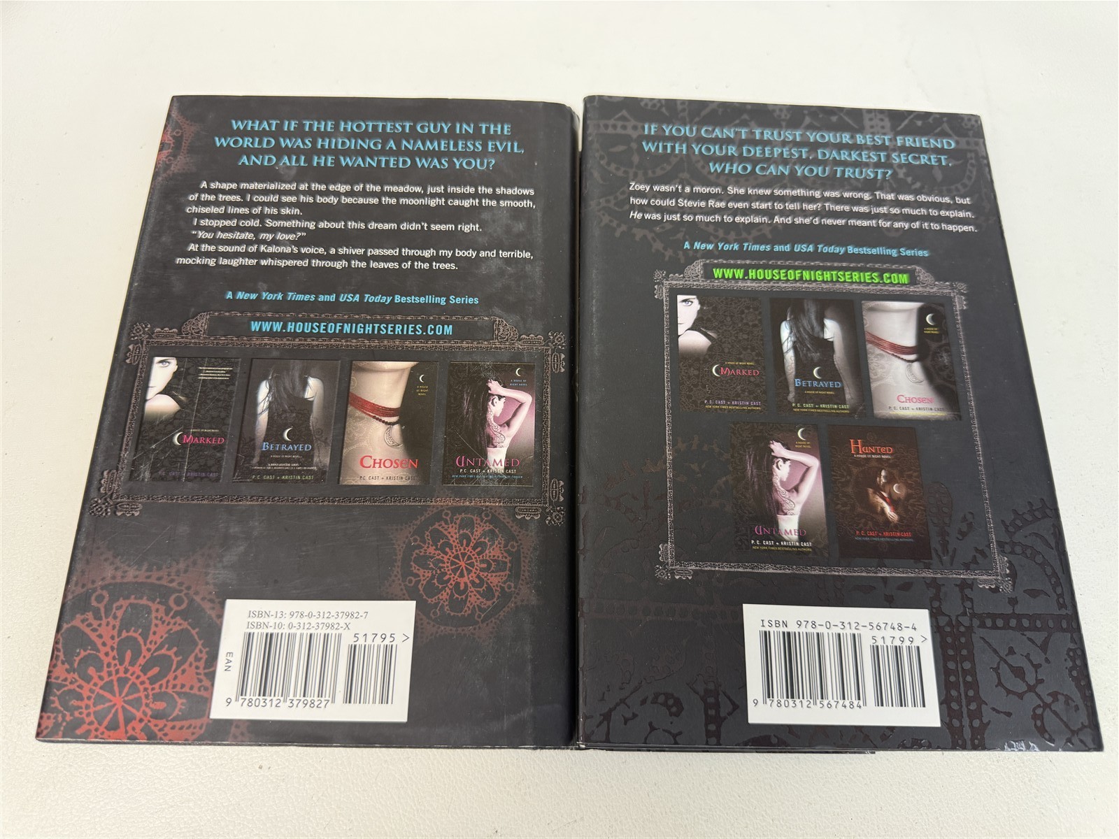 P C & Kristin Cast Complete Lot All 12 House of Night Novels