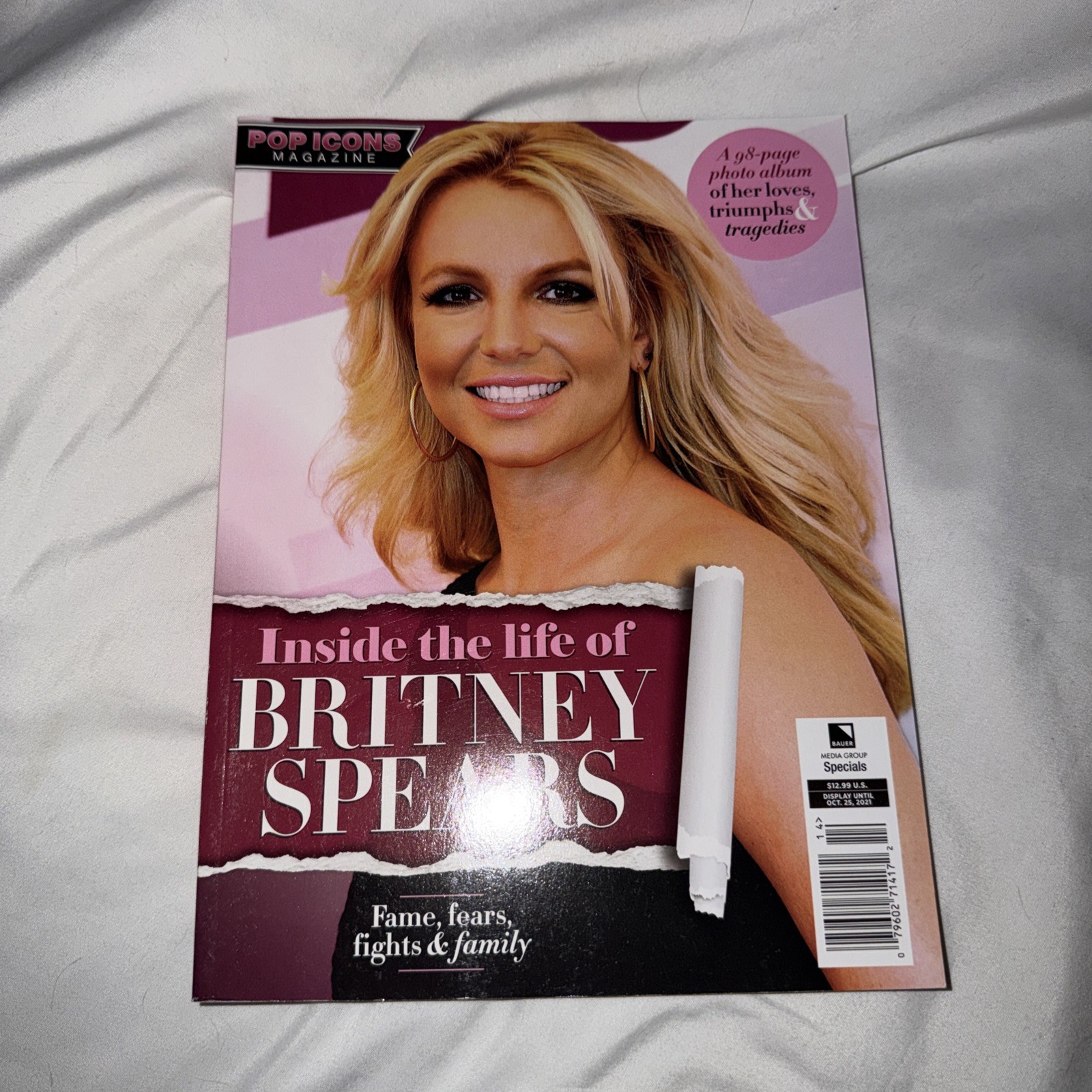 Pop Icons Magazine 2021 Inside the Life of Britney Spears FREE SHIPPING