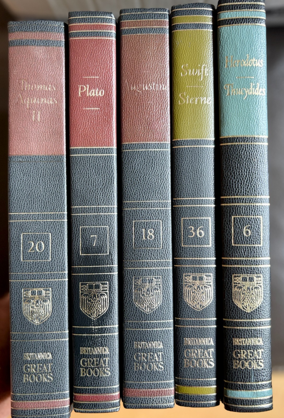 Great Books of the Western World YOU CHOOSE 1980s Black Spine Britannica Lot