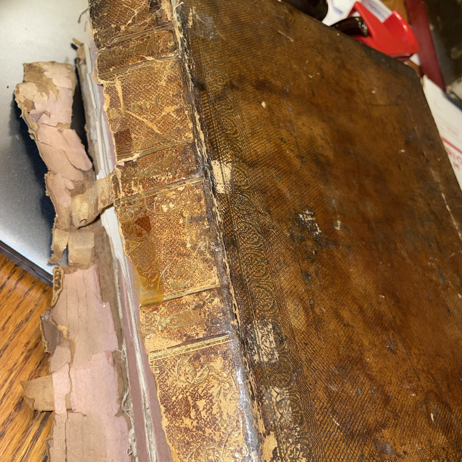 1833 Sherwood family Bible apocrypha & Index By NY N. J. White 1833