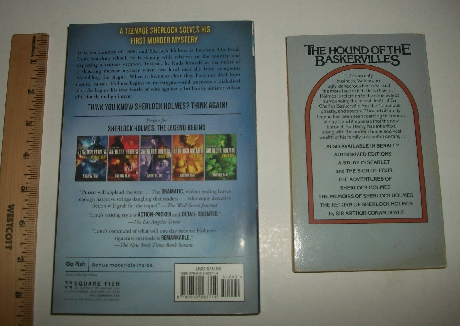 Hound of the Baskervilles Doyle Sherlock Holmes $1.25 lot Death Cloud Lane LN VG