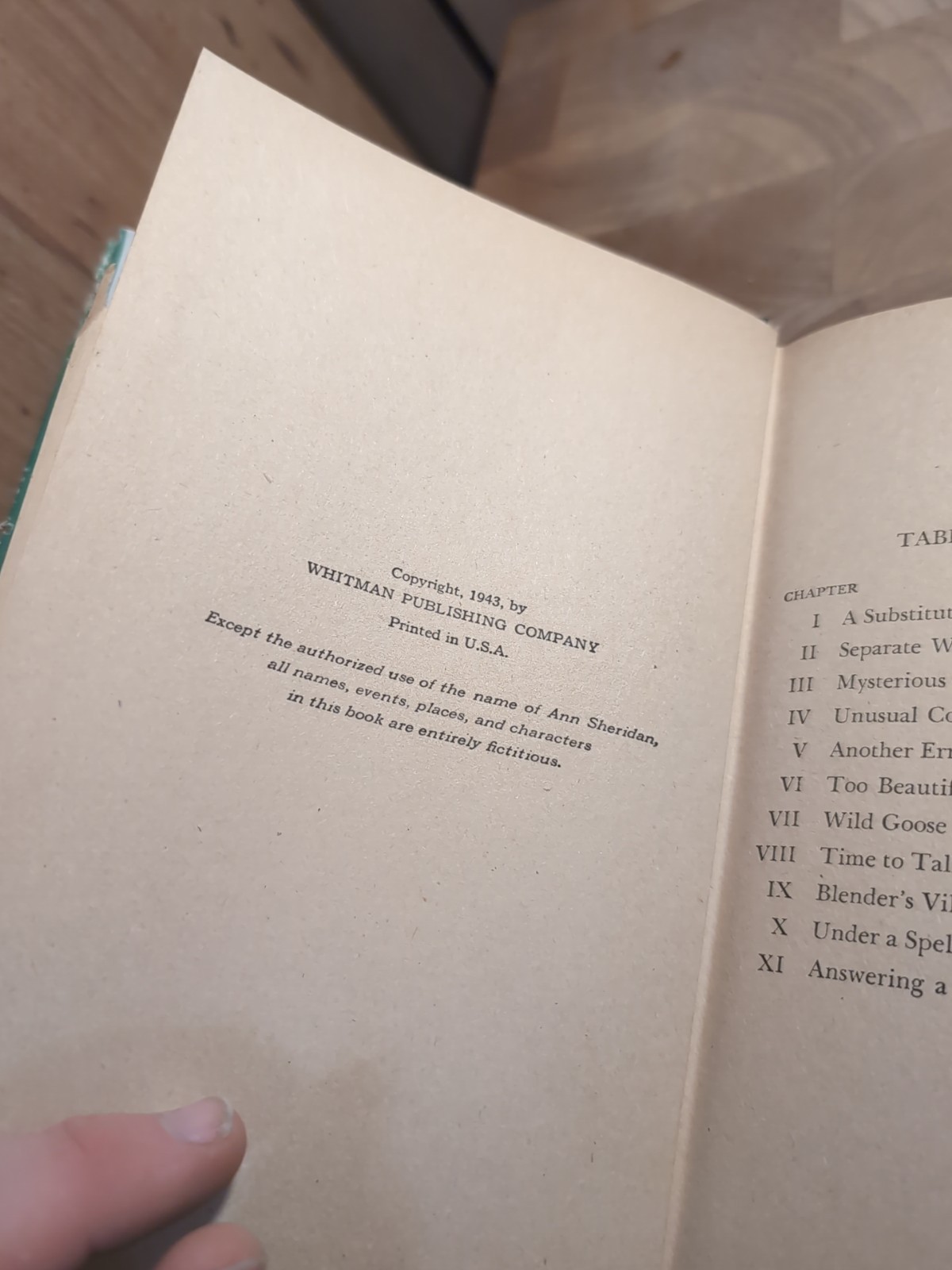 Ann Sheridan & the Sign of the Sphinx by Kathryn Heisenfelt; HCDJ A Whitman 1943