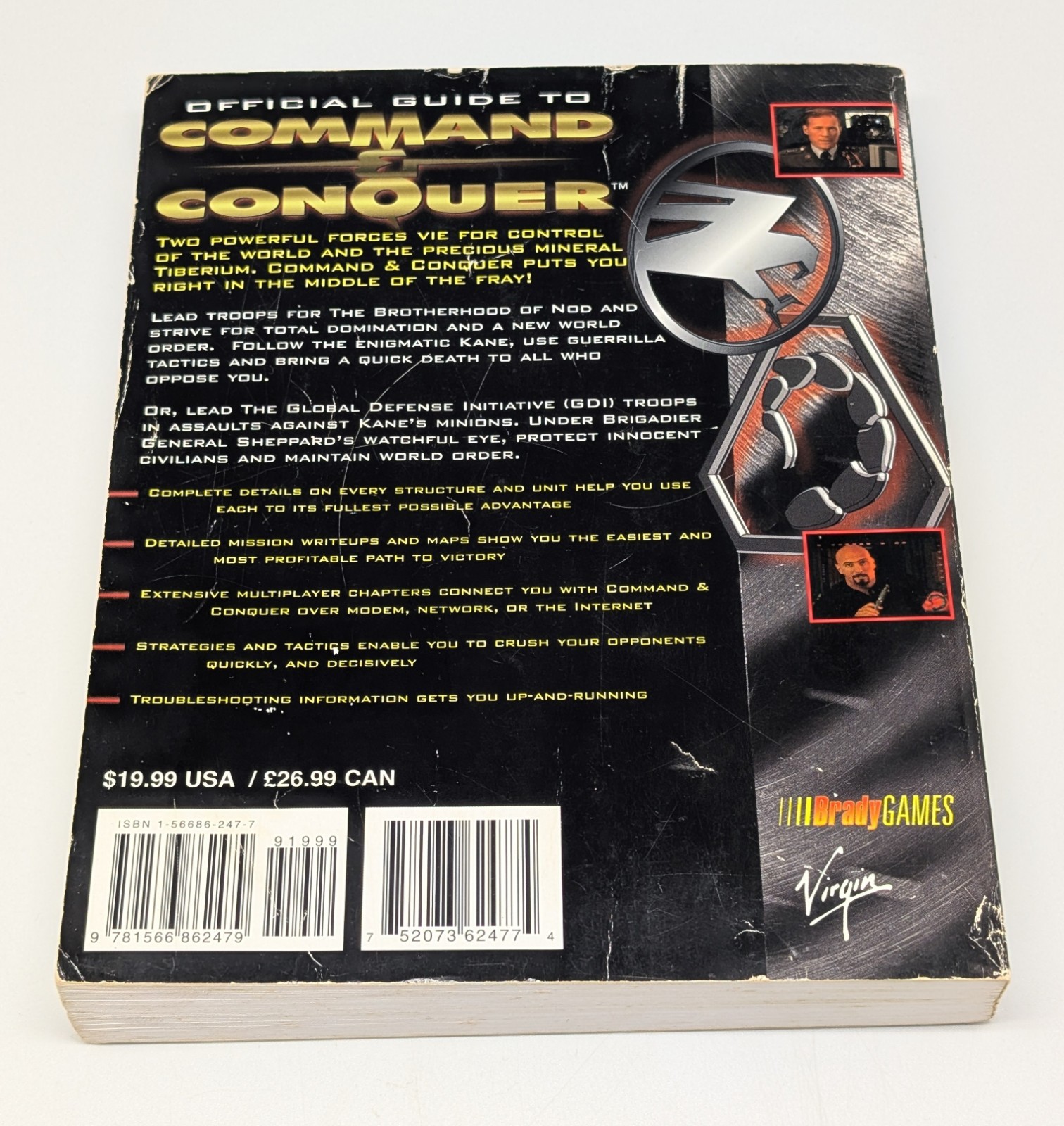 Brady Games Official Guide To Command & Conquer Strategy Guide 1995 SEE DESC