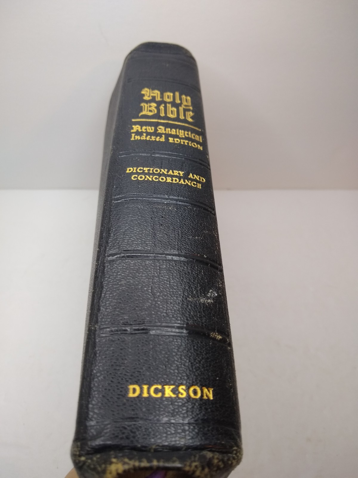 Holy Bible New Analytical Indexed Edition Dictionary Concordance Dickson 1950