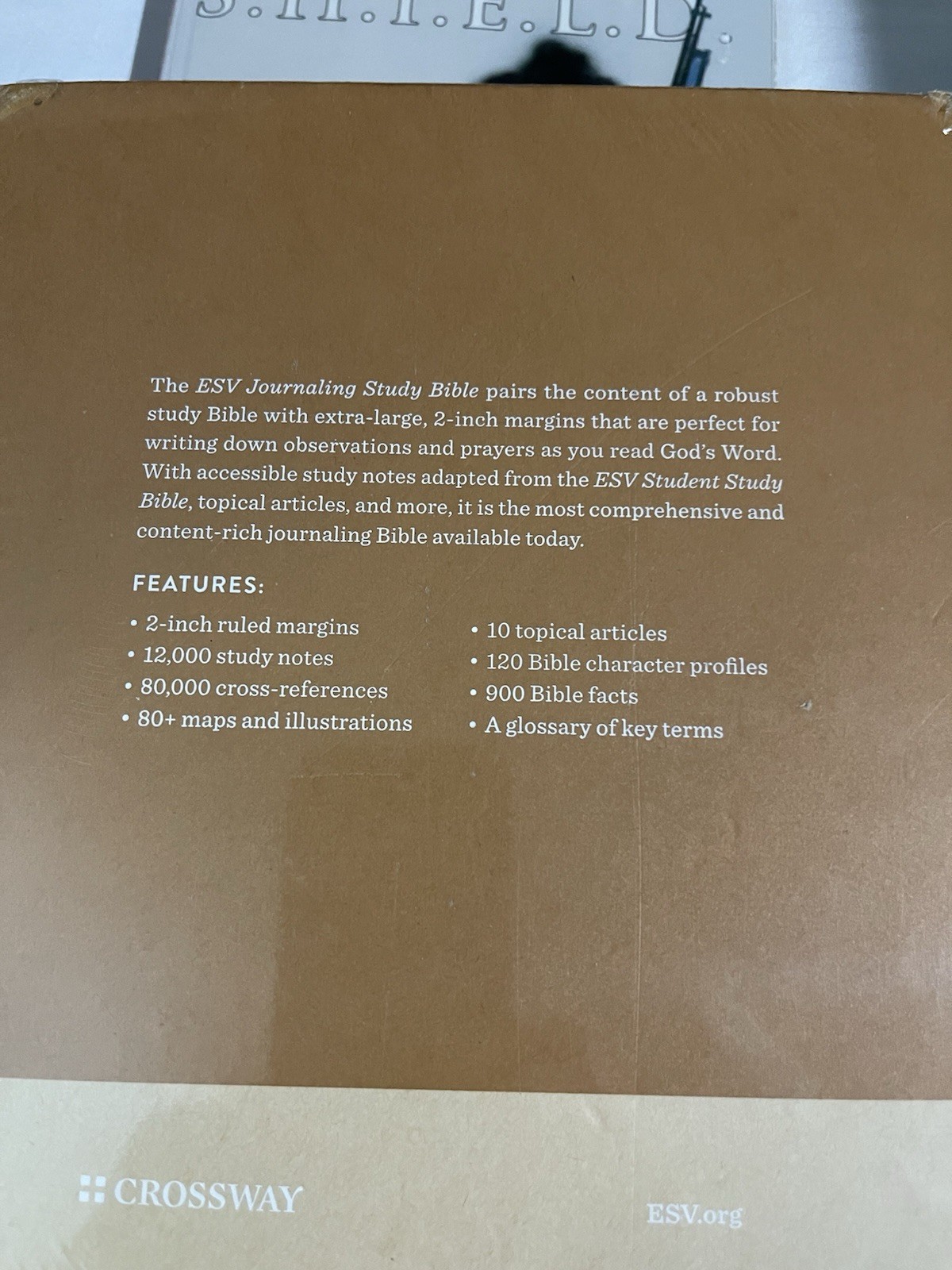 ESV Journaling Study Bible (TruTone Over Board, Nubuck Caramel) by J. I. Packer