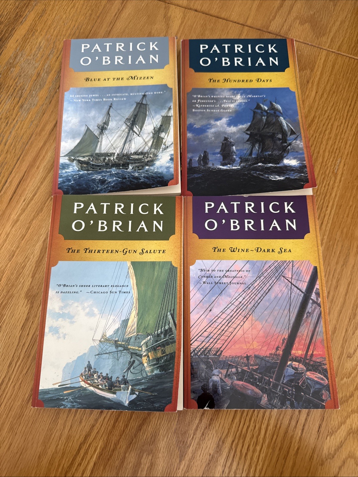 Patrick O’Brian AUBREY-MATURIN Complete Series Lot of 20 #1-20 Set PB Books VG