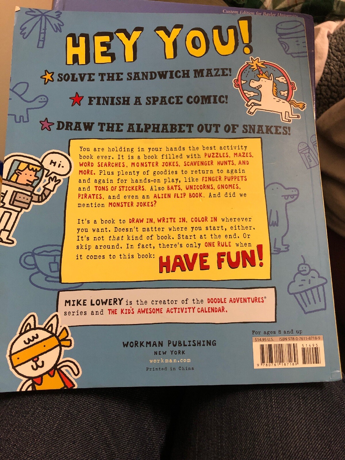 NEW – The Kid’s Awesome Activity Book: Games! Puzzles! Mazes! And More!