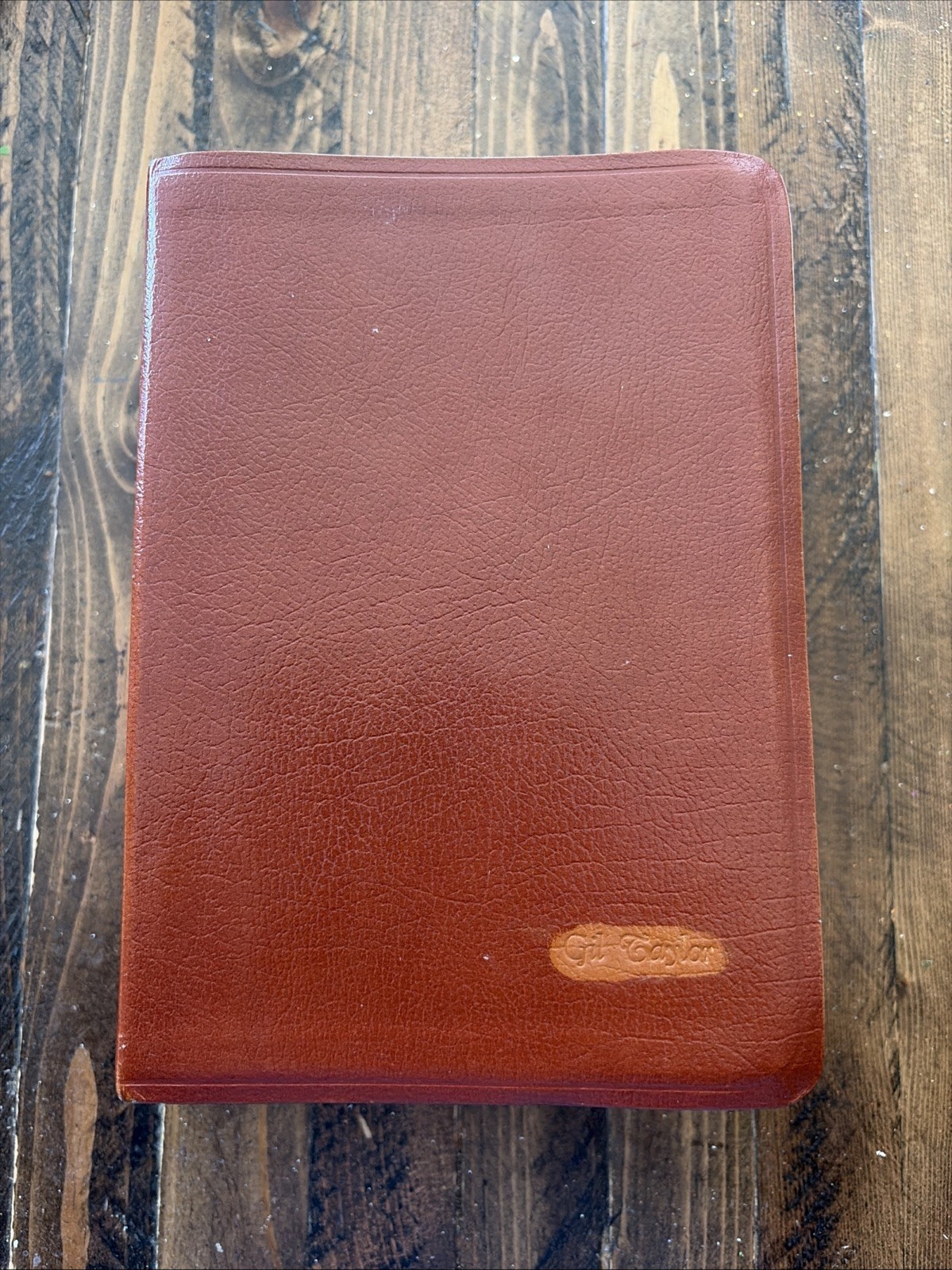 Brown Simulated Leather LDS Quad 7-1/2” X 5-1/2” Indexed