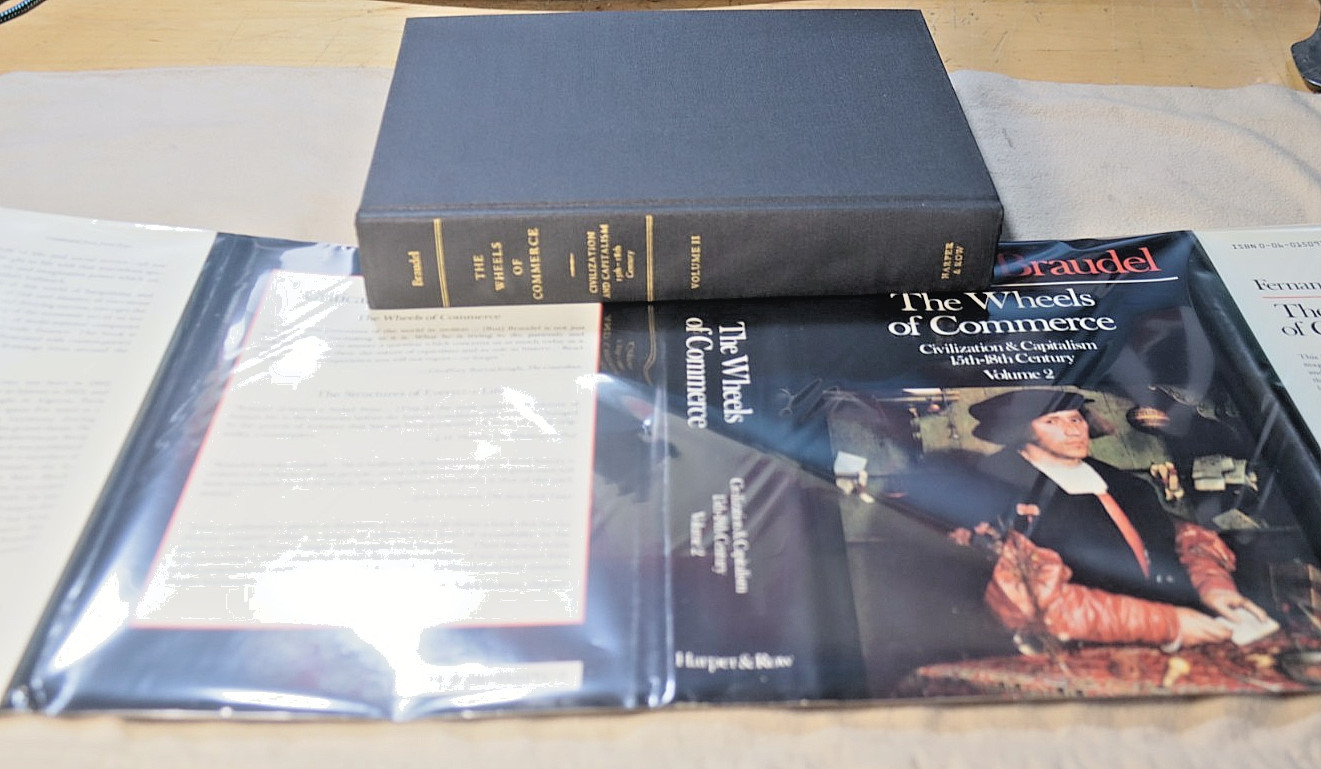 FERNAND BRAUDEL Civilization & Capitalism 15th-18th Century 2-Volumes First Edit