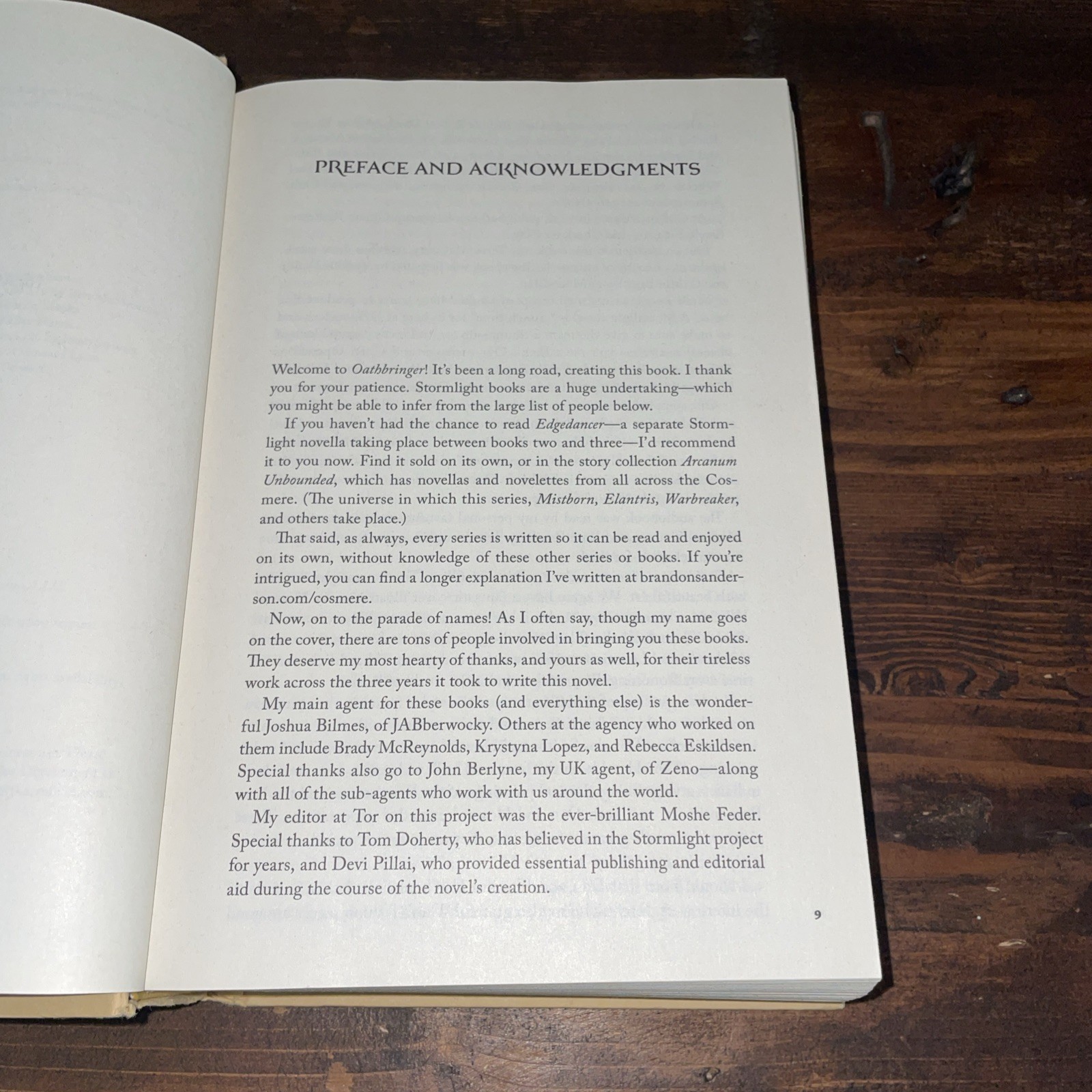 Brandon Sanderson Stormlight Archive 3, Oathbringer, 2017 First Edition