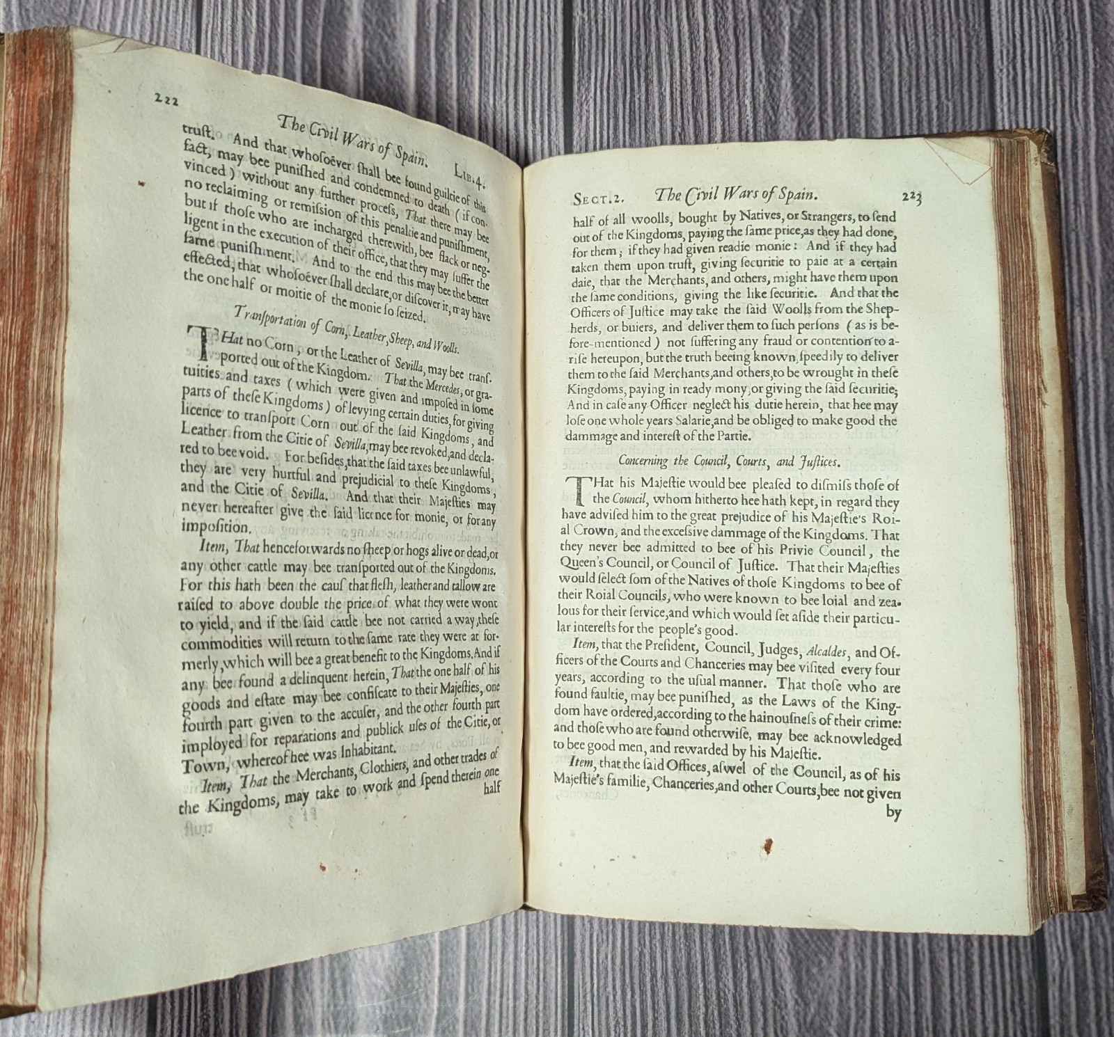 1652 The Civil Wars of Spain – de Sandoval – first English printing RARE