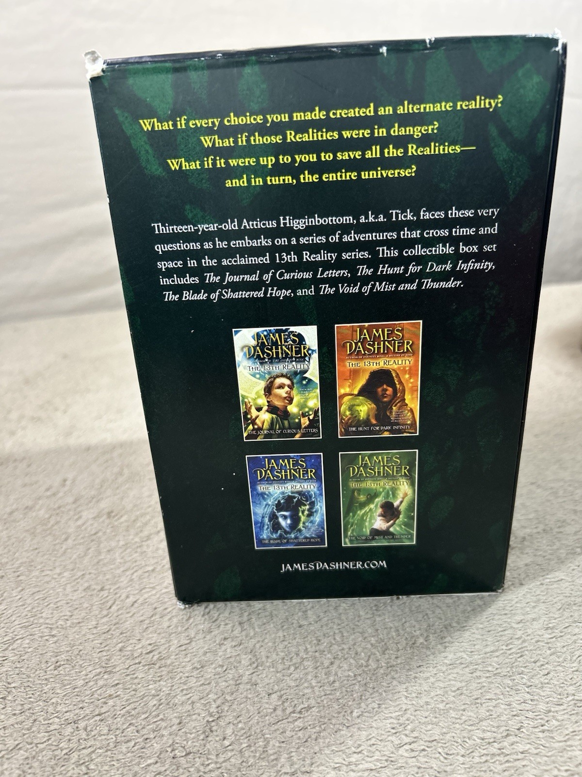 James Dashner The 13th Reality Complete 4 Book Box Set Paperback Maze Runner