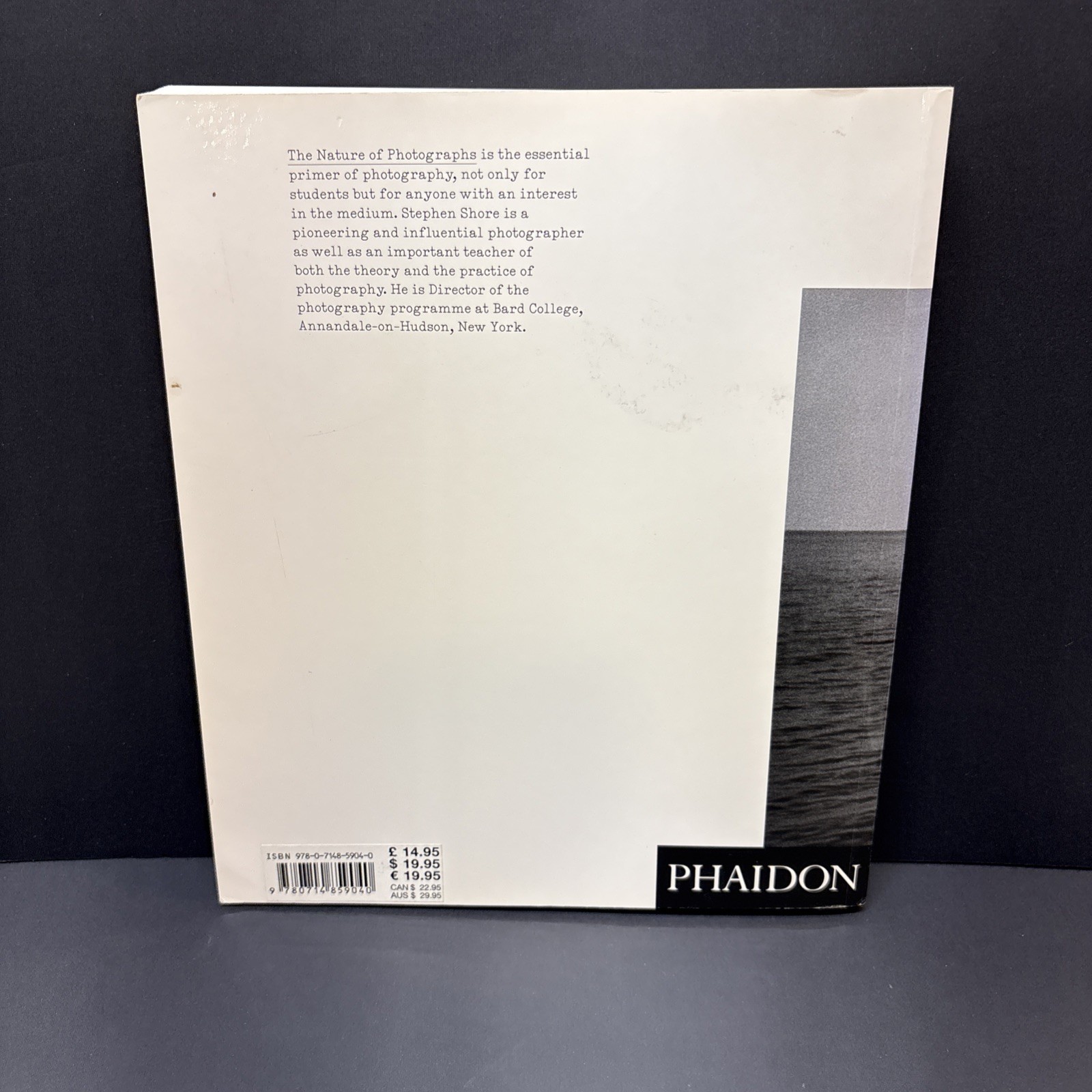 The Nature of Photographs A Primer Stephen Shore Paperback 9780714859040