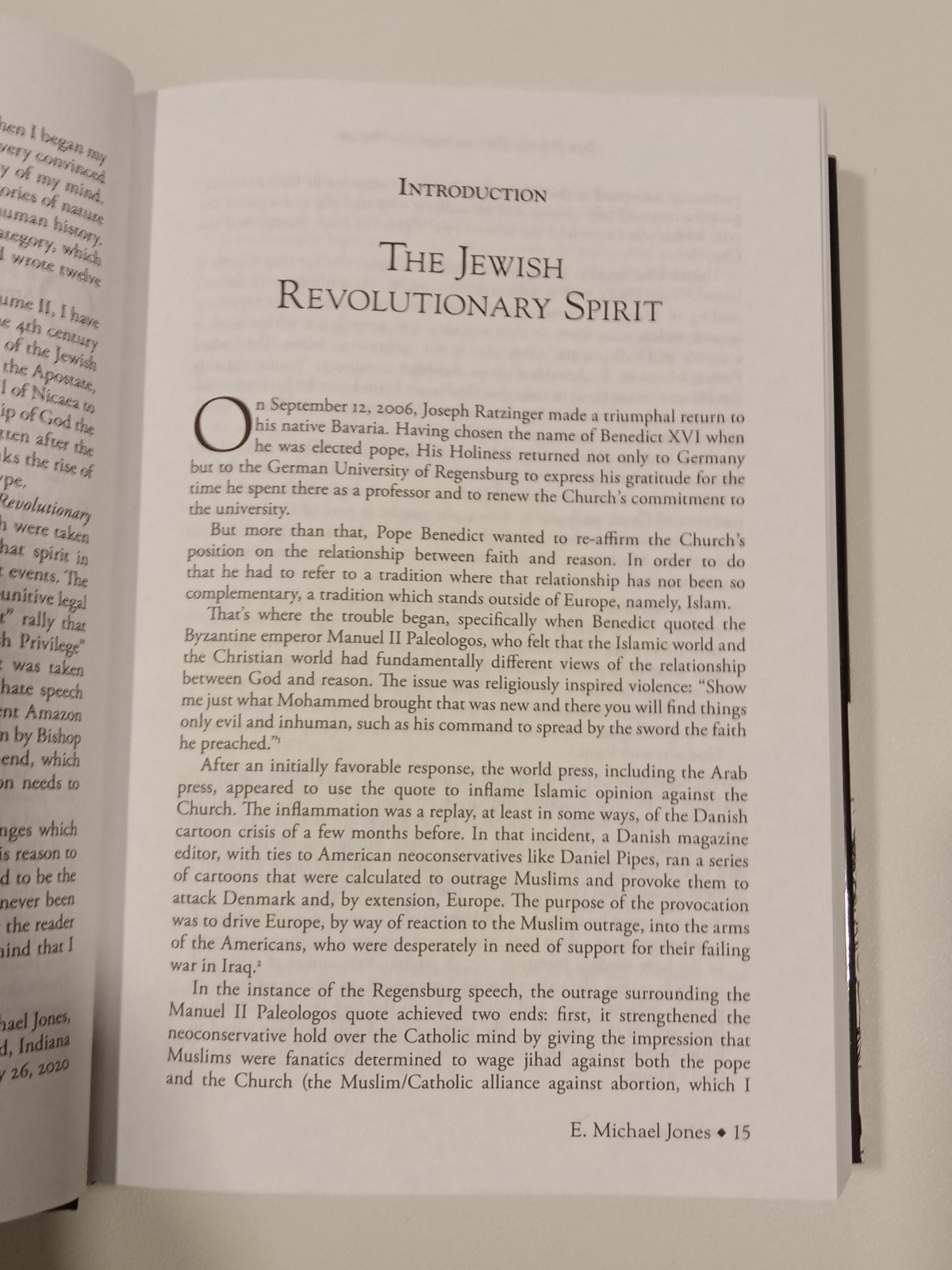 Jewish Revolutionary Spirit, Volume 1 by Michael Jones HB