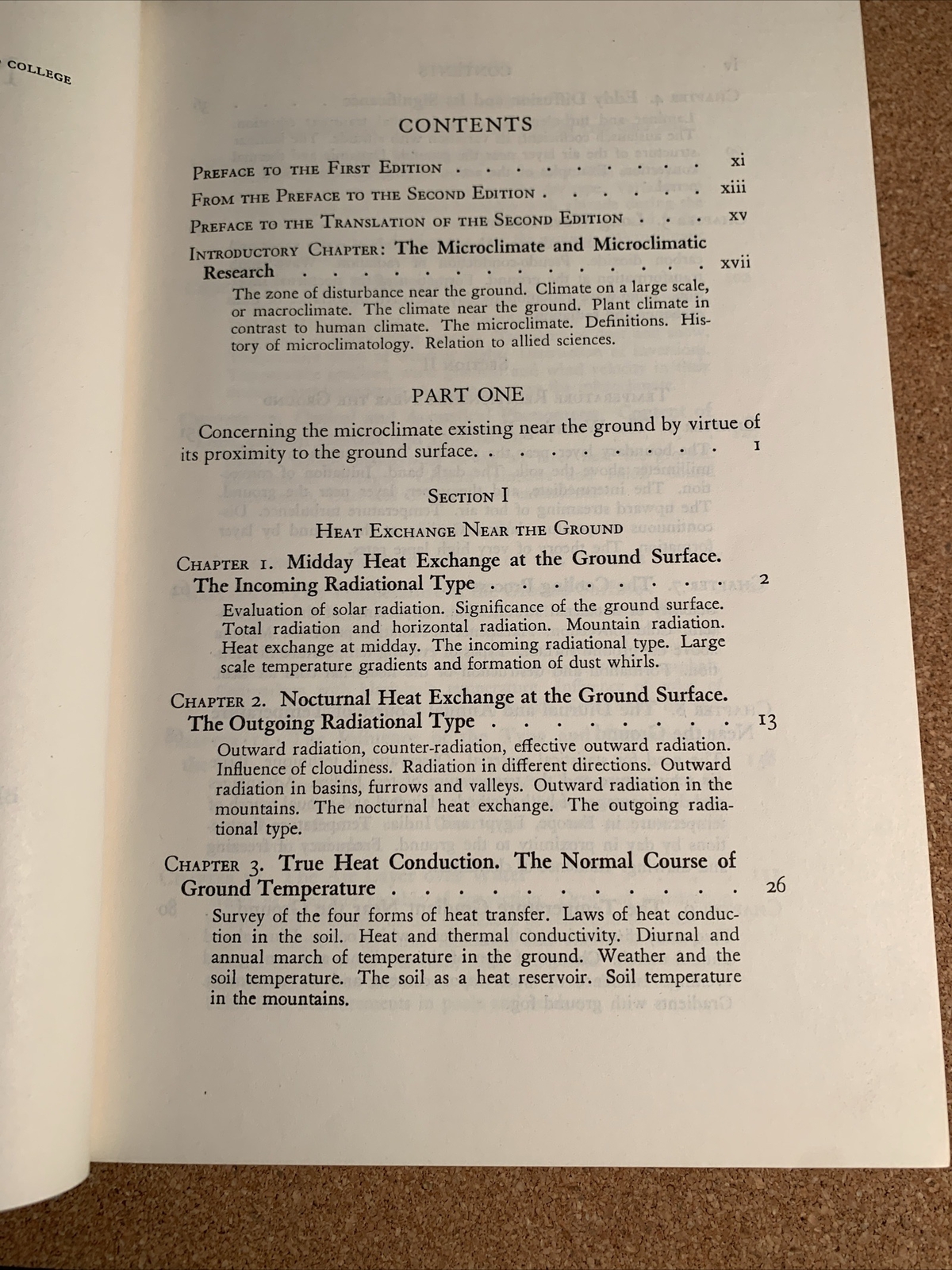 The Climate Near the Ground by Geiger, Rudolf – Vintage 1959 Harvard University
