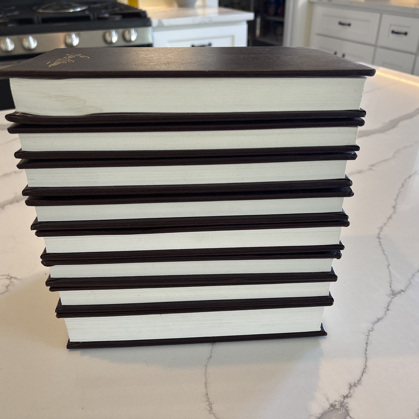 The Louis L’Amour Collection Bantam Leatherette Hardcover Edition Lot Of 8. O-14