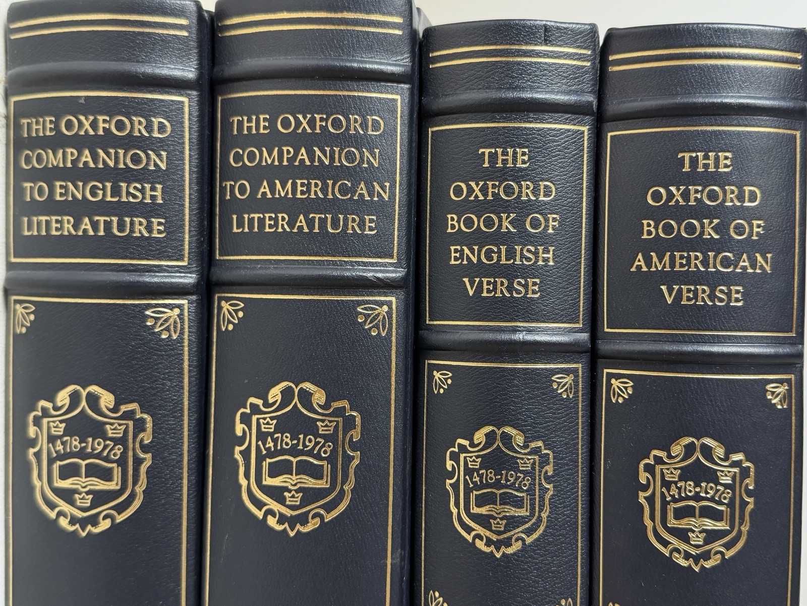 Oxford University Press 500th Anniversary Edition Leather Book Set – 4 Vols New
