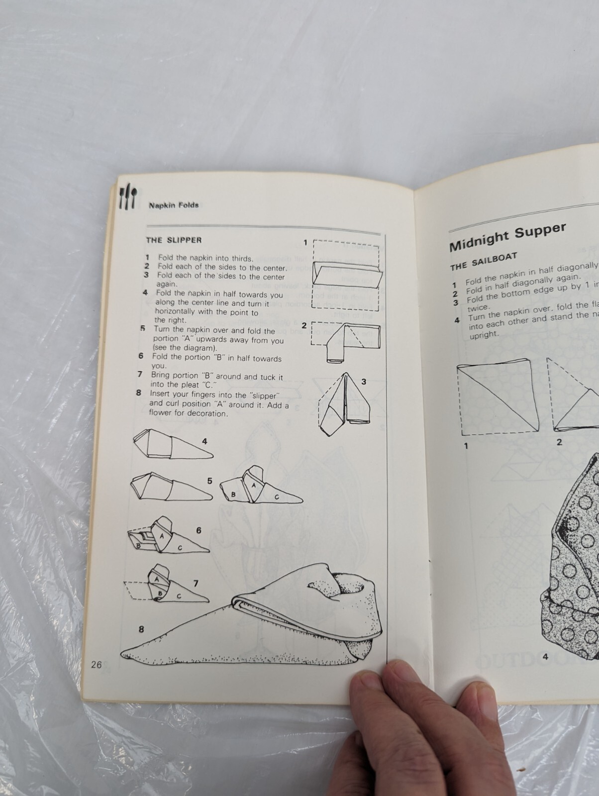 Napkin Folds Irena Chalmers 1982 Vintage Irena Chalmers Cookbooks