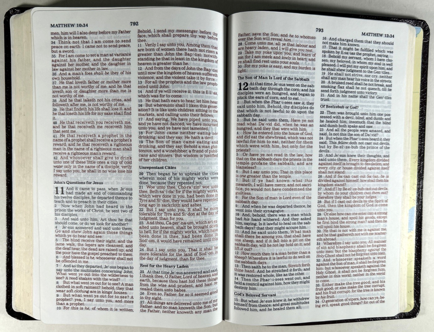 KJV Ultraslim Bible Burgundy Bonded Leather Belgium Print 2015BGM Clean VG+
