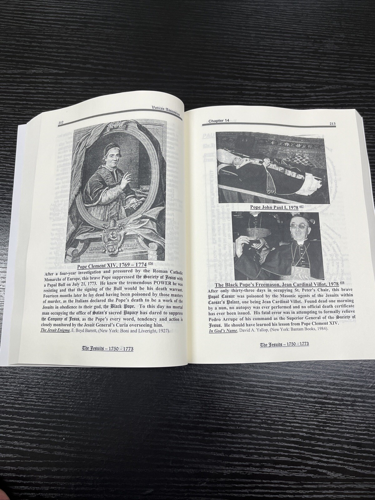 Vatican Assassins, Wounded in the House of My Friends by Eric Jon Phelps,Reprint