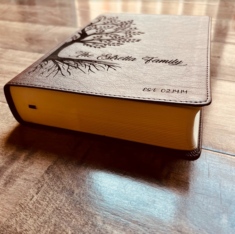 Personalized ESV Family Bible, Custom ESV Journaling Family Bible, Wedding Gifts