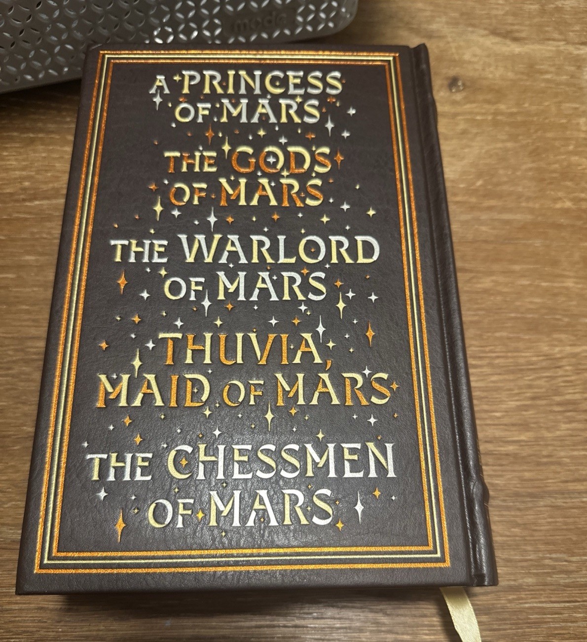 Edgar Rice Burroughs John Carter of Mars Trilogy B&N Collectible Leather HC HTF