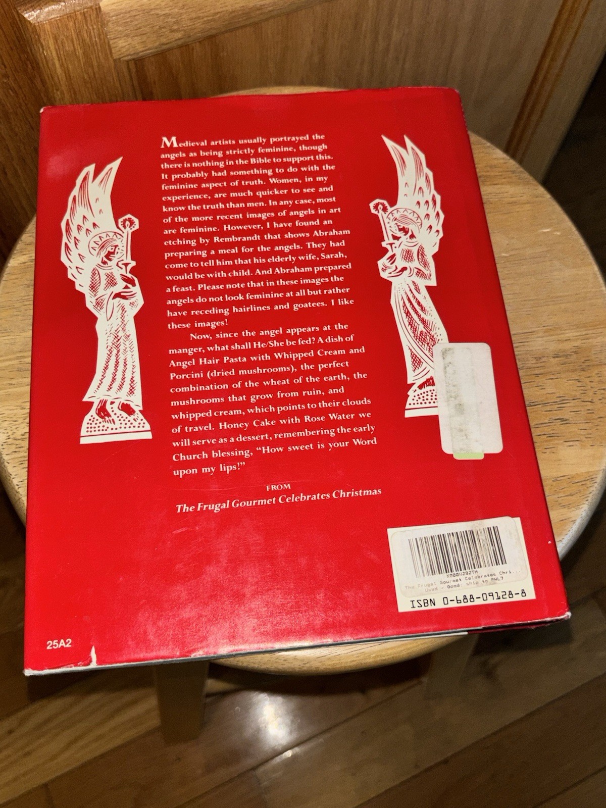 The Frugal Gourmet Celebrates Christmas by Jeff Smith-Hardcover ( 1991) Cookbook