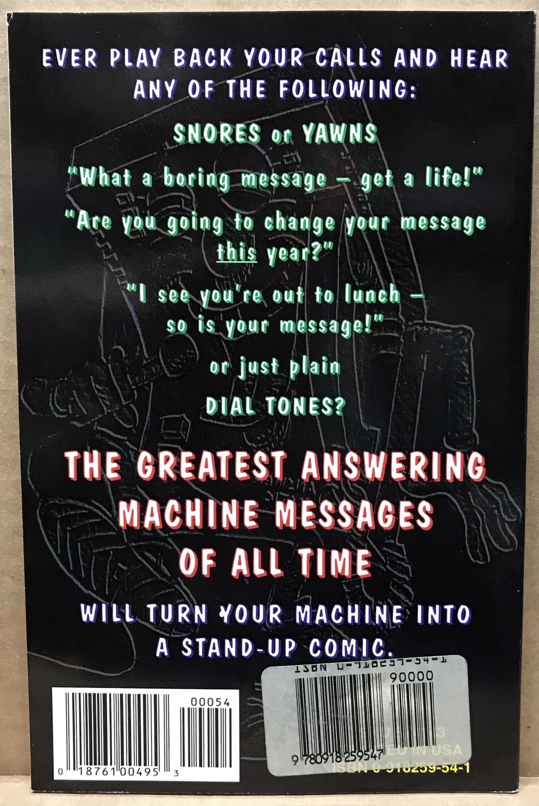 The Greatest Answering Machine Messages of All Time [Paperback] 018761004953