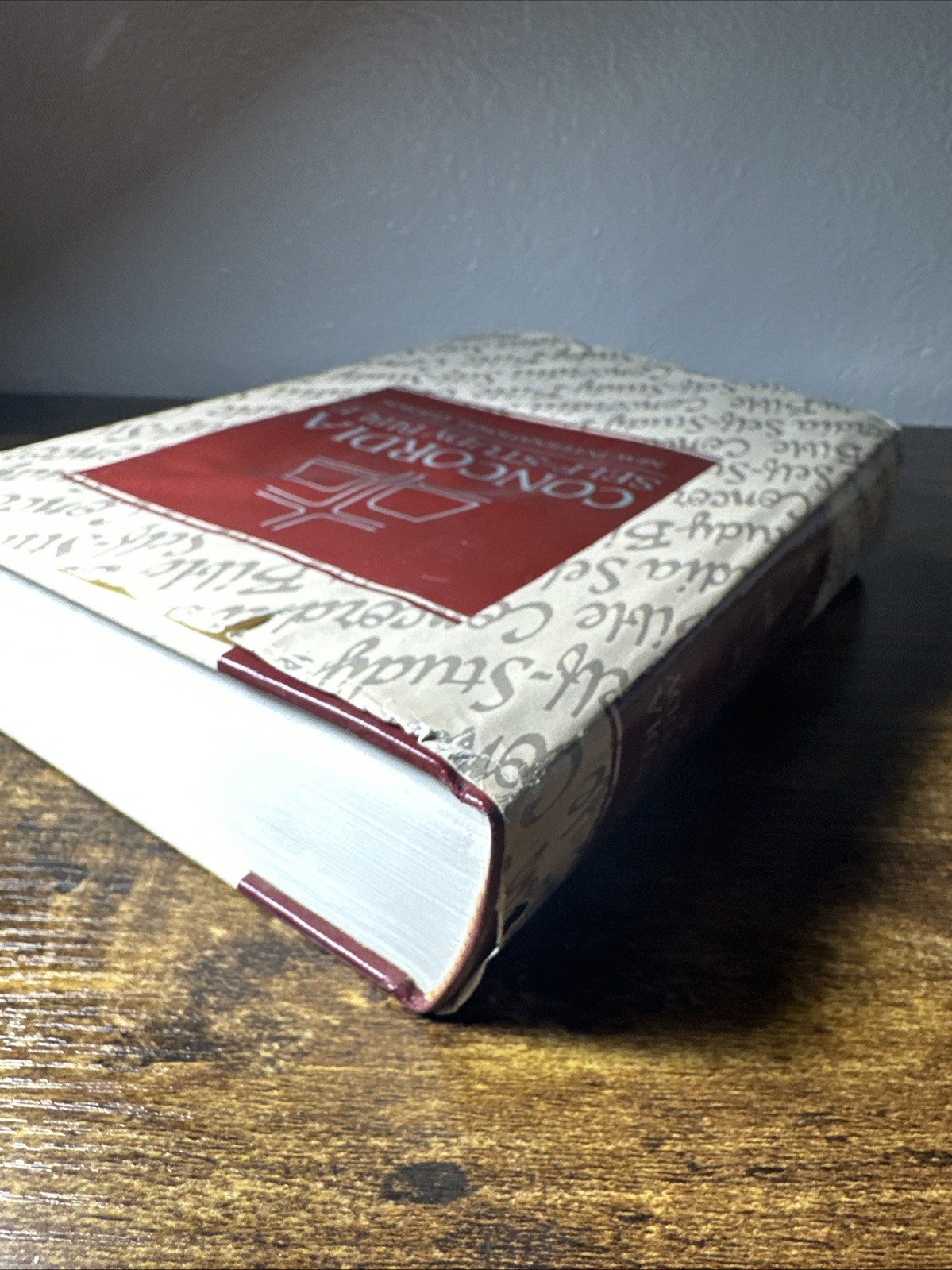 Concordia Self-Study Bible NIV HC / DJ Red Letter 1986 New International Version