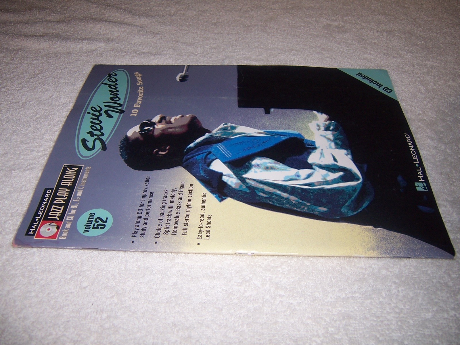 Stevie Wonder – Jazz Play Along Volume 52 pb songbook with CD score music